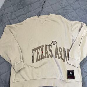 Travis Scott UNIVERSITYコレクション TEXAS A&M UNIVERSITYクルーネックスウェット XL