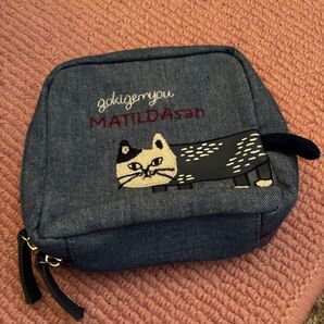 デニムポーチ goki gen you MATILDA san 刺繍