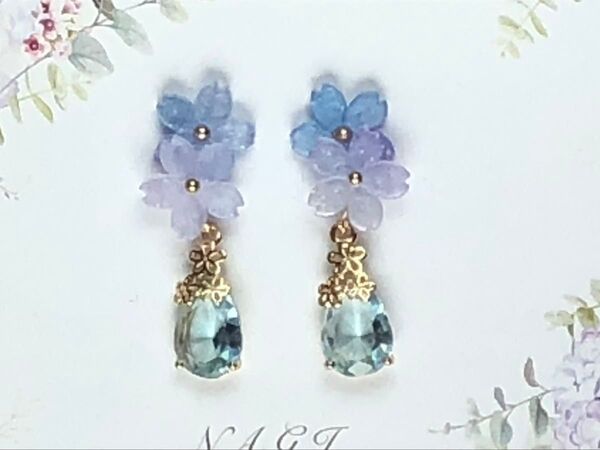 No.240 桜 ピアス/イヤリング