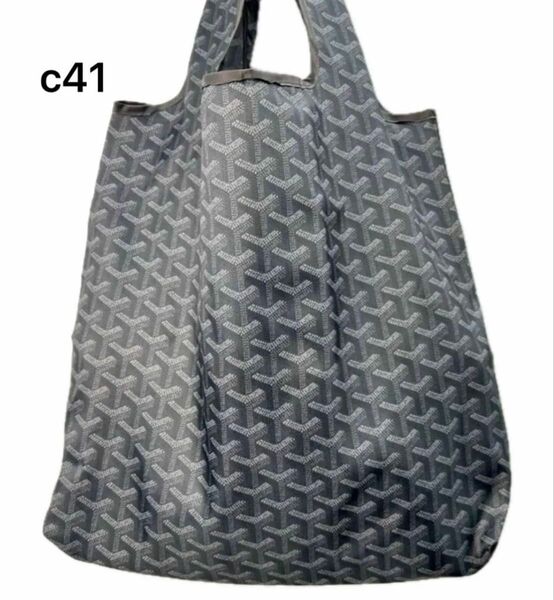 新品未使用 mサイズ コンパクト 折りたたみ エコバック c41