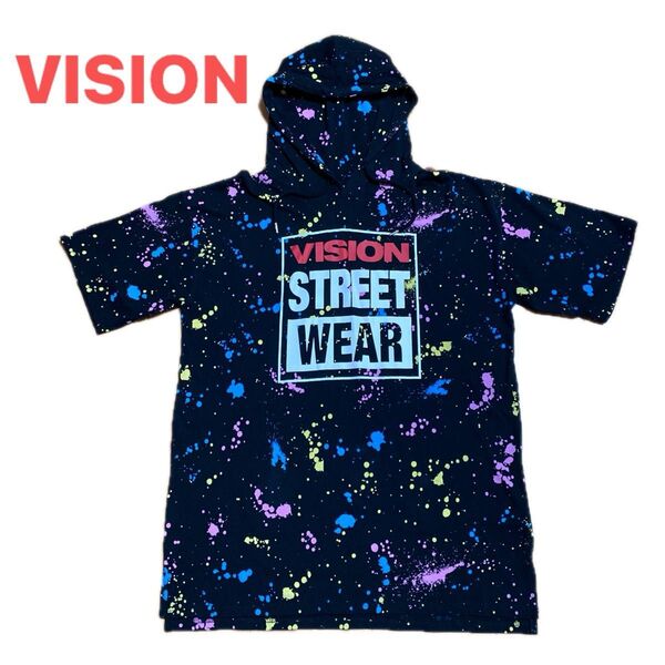 VISION STREET WEAR 半袖パーカー