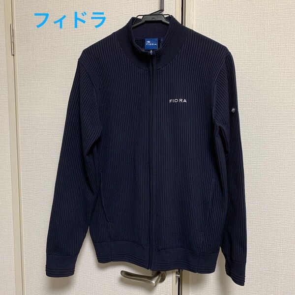 FIDRA フィドラ フルジップの アウター ネイビーのMサイズ