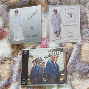 Number_i 平野紫耀 アクスタセット& Firstミニアルバム No.O -ring- 通常盤セット【新品未開封】