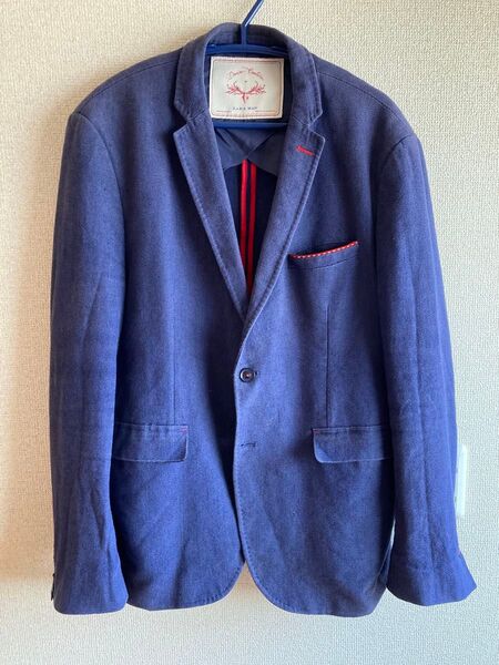 ZARA MAN テーラードジャケット ネイビー メンズ