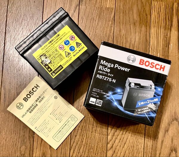 BOSCH バイク用バッテリー Mega Power Ride RBTZ7S-N