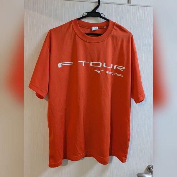 ミズノ Tシャツ メンズ スポーツ 半袖 XL オレンジ