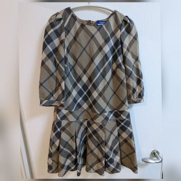 BURBERRY バーバリー ブルーレーベル ノバチェック チュニック ワンピース 38