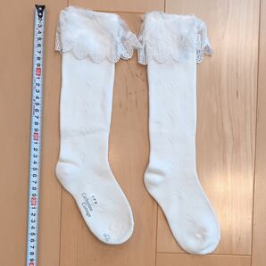 新品 女の子靴下19−21cm レース キャサリンコテージ