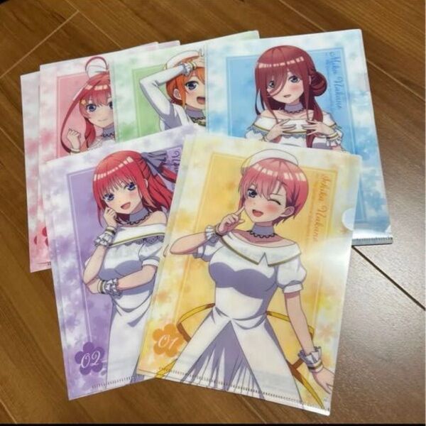 セブンイレブン 五等分の花嫁 クリアファイル 10枚