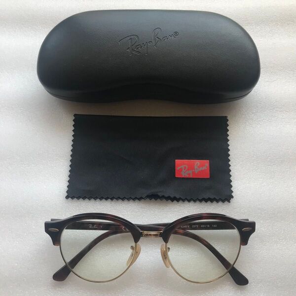 Ray Ban クラブラウンド RB 4246-V 2372 クリアレンズ