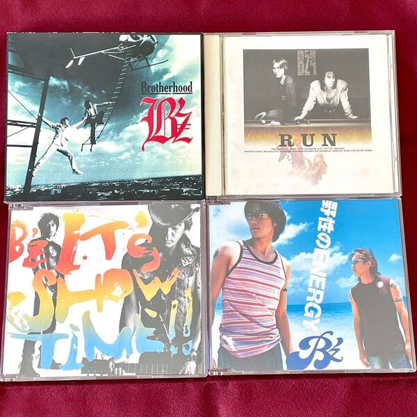 B’z/『Brotherhood』『RUN』『It's SHOWTIME』『野性のENERGY』CDまとめ売り