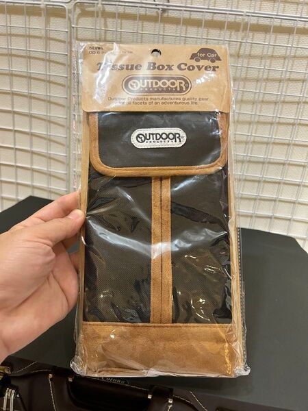 【未使用美品】OUTDOOR アウトドアプロダクツ ティッシュボックス 車用 ティッシュケース