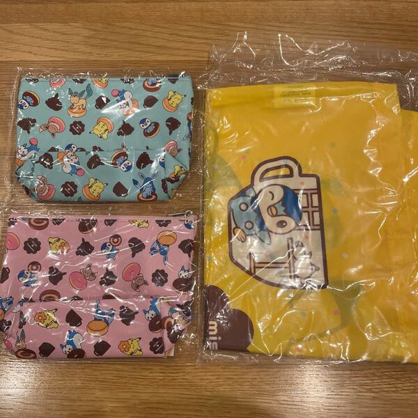 ポケモン ミスド ポーチとエコバッグ