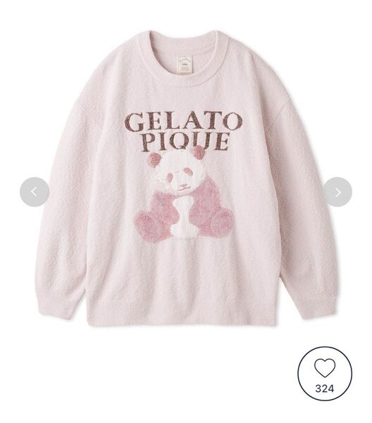 GELATO PIQUE パンダジャガードプルオーバー ショートパンツ上下セット