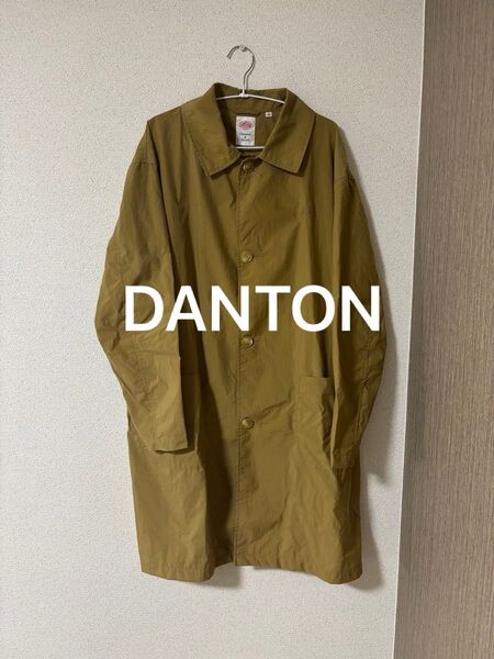 美品 ダントン DANTON ナイロン ステンカラーコート ジャケット 40
