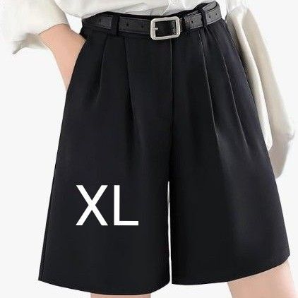 XL ハーフパンツ レディース スラックス 半ズボン カジュアル ショートパンツ イージーパンツ 夏 Sillictor