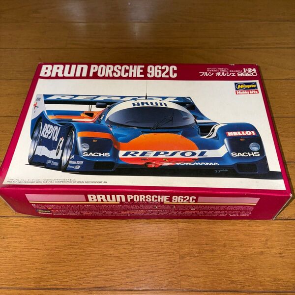 ハセガワ 1/24 BRUN PORSCHE 962C プラモデル