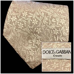 DOLCE & GABBANA 花柄ネクタイ高級新品未使用ネクタイ