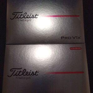 タイトリスト プロV1X PROV1X ゴルフボール 2025年モデル ダブルナンバー 2ダース