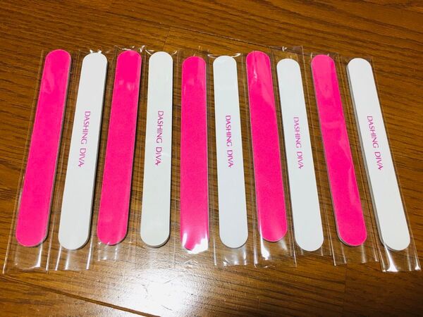 新品 ダッシングディバ ネイル ファイル バッファ 爪ヤスリ やすり10本セット