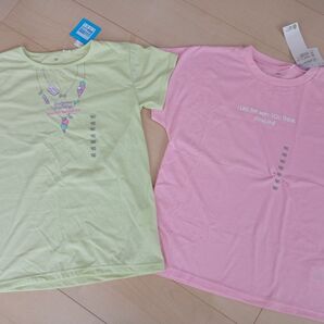 160 Tシャツ 半袖 半袖Tシャツ 新品 2枚セット