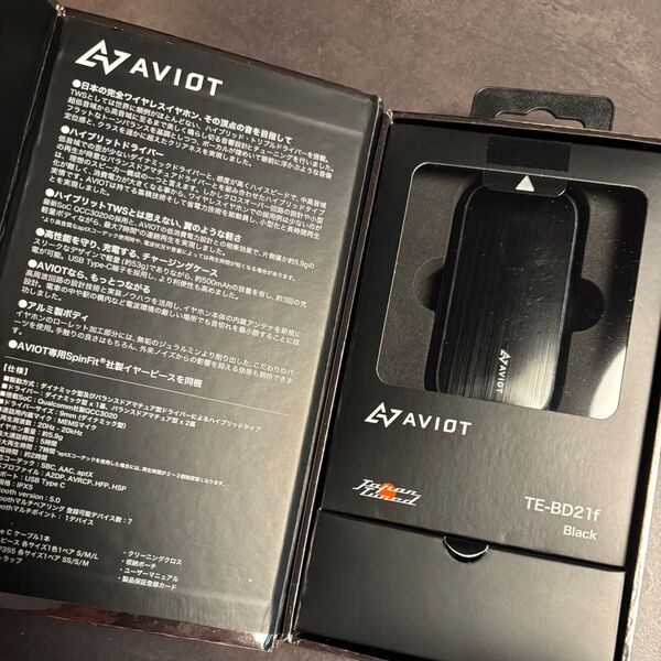 AVIOT フルワイヤレスイヤホン TE-BD21F-BK