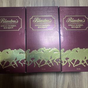 ブラントン 750ml 瓶。3本