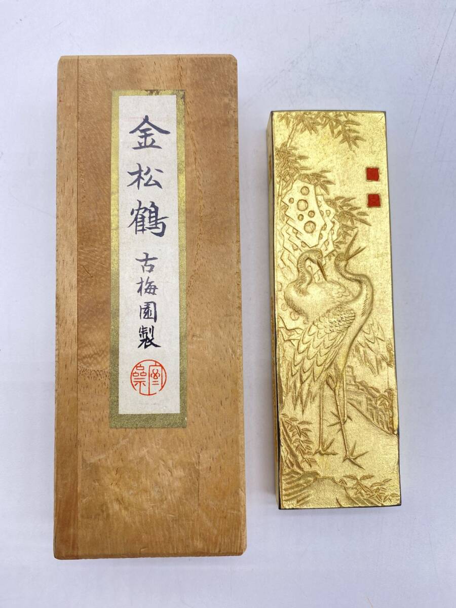 未使用 中国書画墨 古墨 松鶴遐齢 油煙102 Yahoo!オークション -「松鶴 墨」の落札相場・落札価格