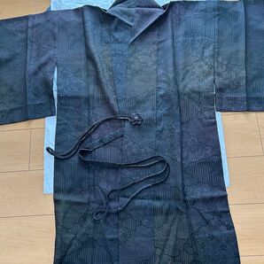 斉藤三才 和装コート 道中着 暗めの色合い 薄手 着物 和装 東京さが美