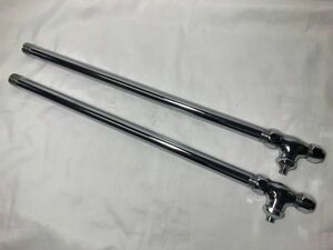 ２個セット TOTO トートー 蛇口x2 + パイプx2 / 長さ 約425mm / 未使用? 詳細不明 水道 洗面所 トイレ 長期保管品 現状品