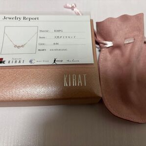 K10PGダイヤモンドネックレス