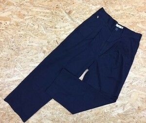 ARNOLD PALMER Arnold Palmer size 76 men's chino pants Zip fly tapered 2 tuck two tuck dark navy dark blue 