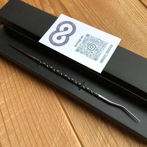 stainless soil sticks 3mm 10°オフセット ソイルスティック 根かき棒 受注生産品