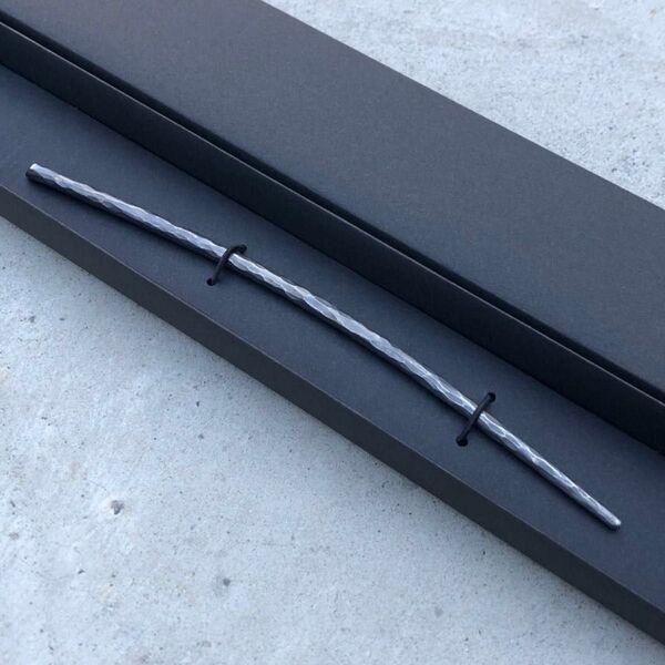 titanium hair stick 小枝のかんざし ヘアスティック 細身の簪 受注生産品