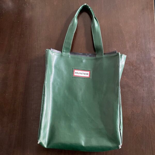 Hunter トートバッグ グリーン