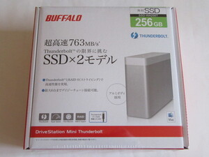 ★新品★BUFFALO★RAID 0、Thunderbolt対応 外付SSD★SSD-WA256T