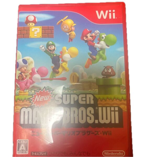 Wii ニュースーパーマリオブラザーズ ケース