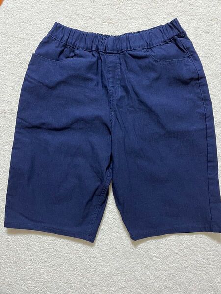 西松屋 ハーフパンツ ストレッチ素材 ボーイズ 子供 ジュニア 160 CLASSIC ELFINDOLL ネイビー 美品