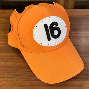 DUCATIドゥカティ 175 F3 キャップ 帽子 ワッペン ロゴ オレンジ アメカジ