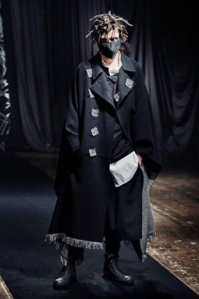 yohjiyamamoto pour homme 21AW ダブルフェイスマント