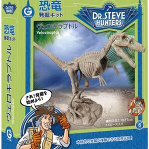 GEOWORLD 恐竜発掘キット ヴェロキラプトル 日本語パッケージ