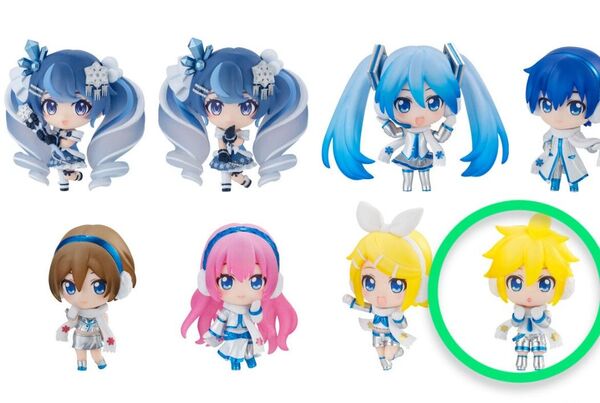 バンダイ BANDAI SNOW MIKU COLLECTION 2025 鏡音レン フィギュア 初音ミク スノーミク