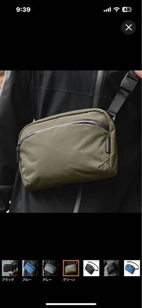 alpaca ショルダーバッグ ボディバッグ Sling 斜めがけバッグ 撥水