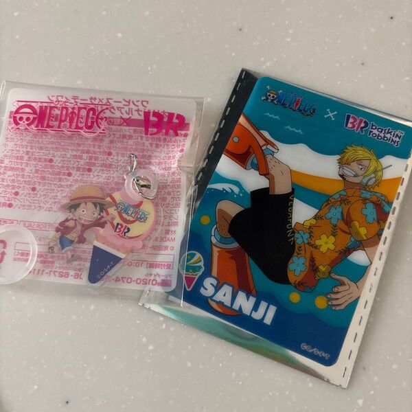ワンピース 31 サンジ ルフィ キーホルダー ステッカー