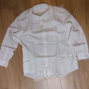 未使用 4XL UNIQLOプレミアムリネンシャツ ホワイト