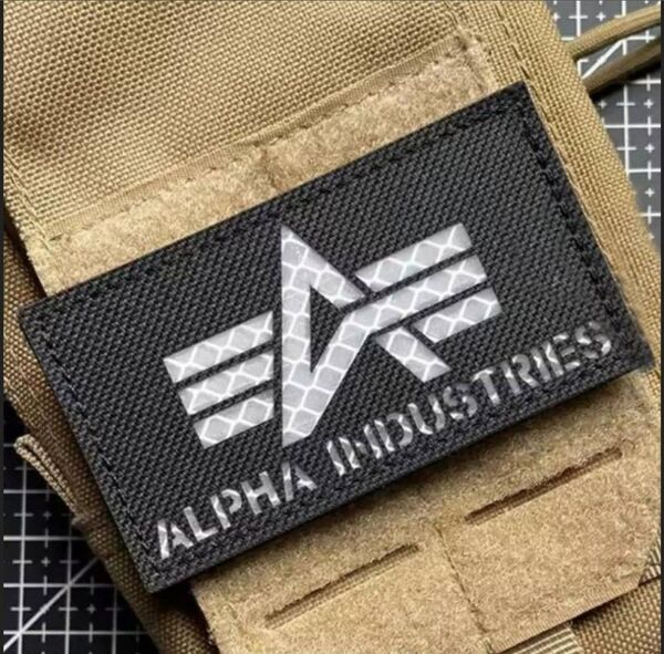 ALPHA INDUSTRIES アルファ インダストリーズ ベルクロワッペン ブラック
