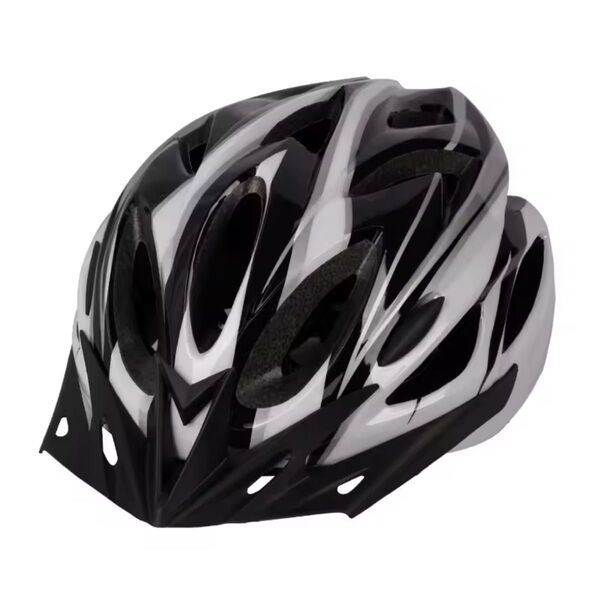 【新品】 自転車用ヘルメット サイクリング ヘルメット 軽い 白黒 大人用 流線型