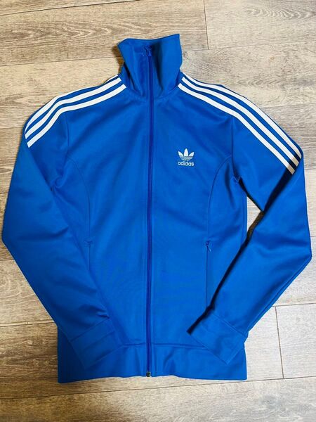 adidas トラックジャケット サイズ90 青