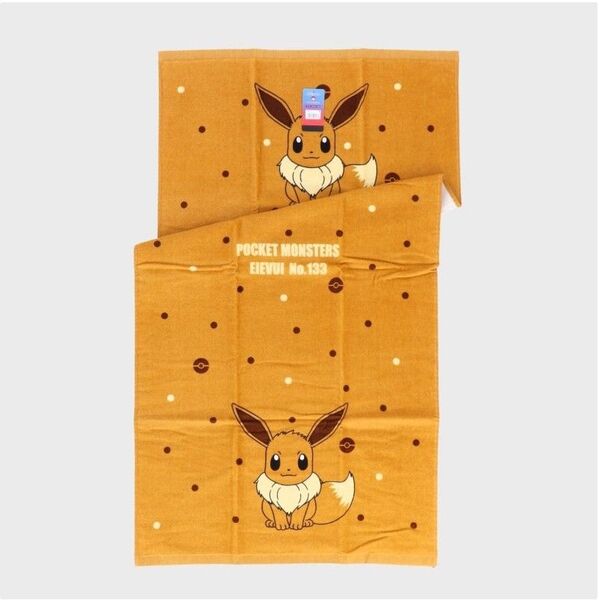 ポケモンバスタオル■イーブイ■約60×120㎝新品タグ取り外しなし綿100%吸水