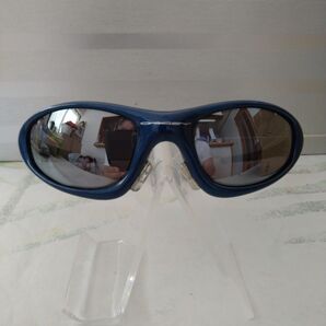 OAKLEY straight jacket オークリー サングラス ミラーレンズ ブルー系